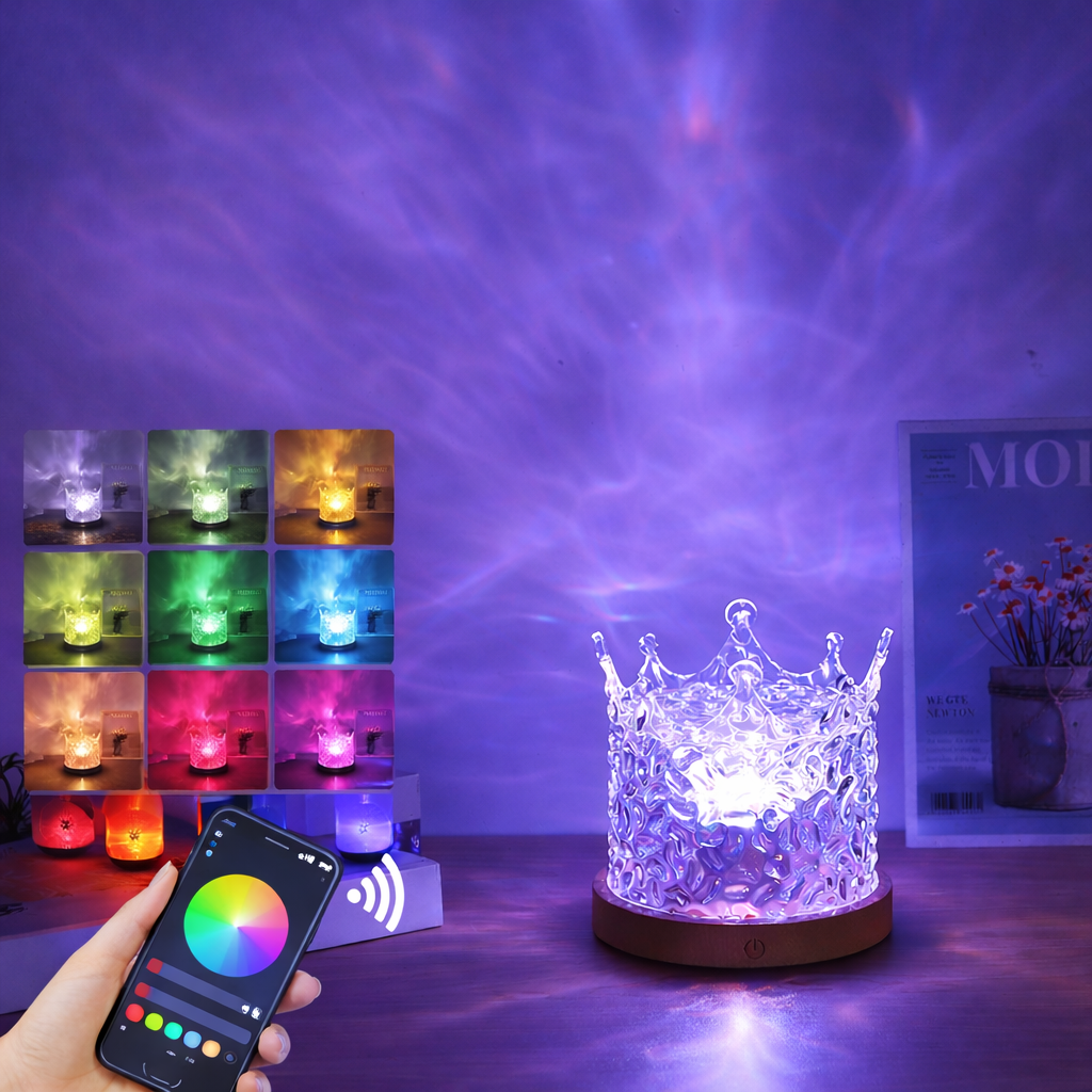 Light LED Projector Color Cube Room Lamp