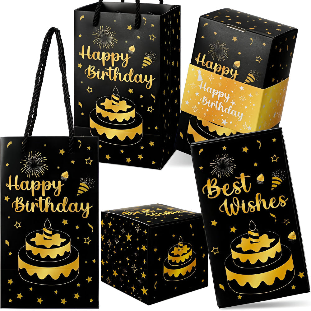 Celebration Gift Box Pop Up Surprise Card Set Message Holder