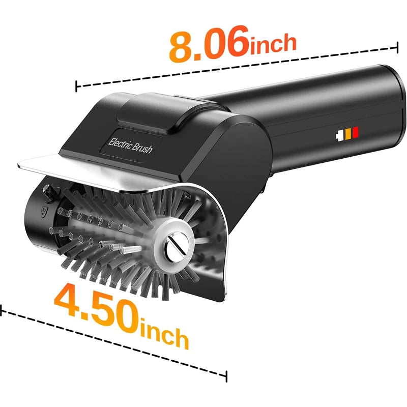 Portable Electric Grill Brush High Speed Handheld BBQ