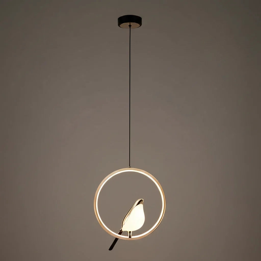 Magpie Pendant Light | Nordic LED Bird Design