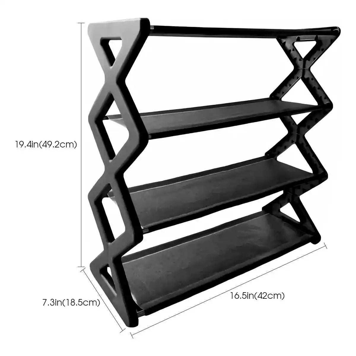 Hot 4-Tier X-Type Shoe Storage Rack