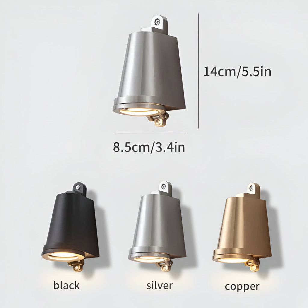 Outdoor Wall Light Modern Metal Exterior Wall Lamp Warm Lighting