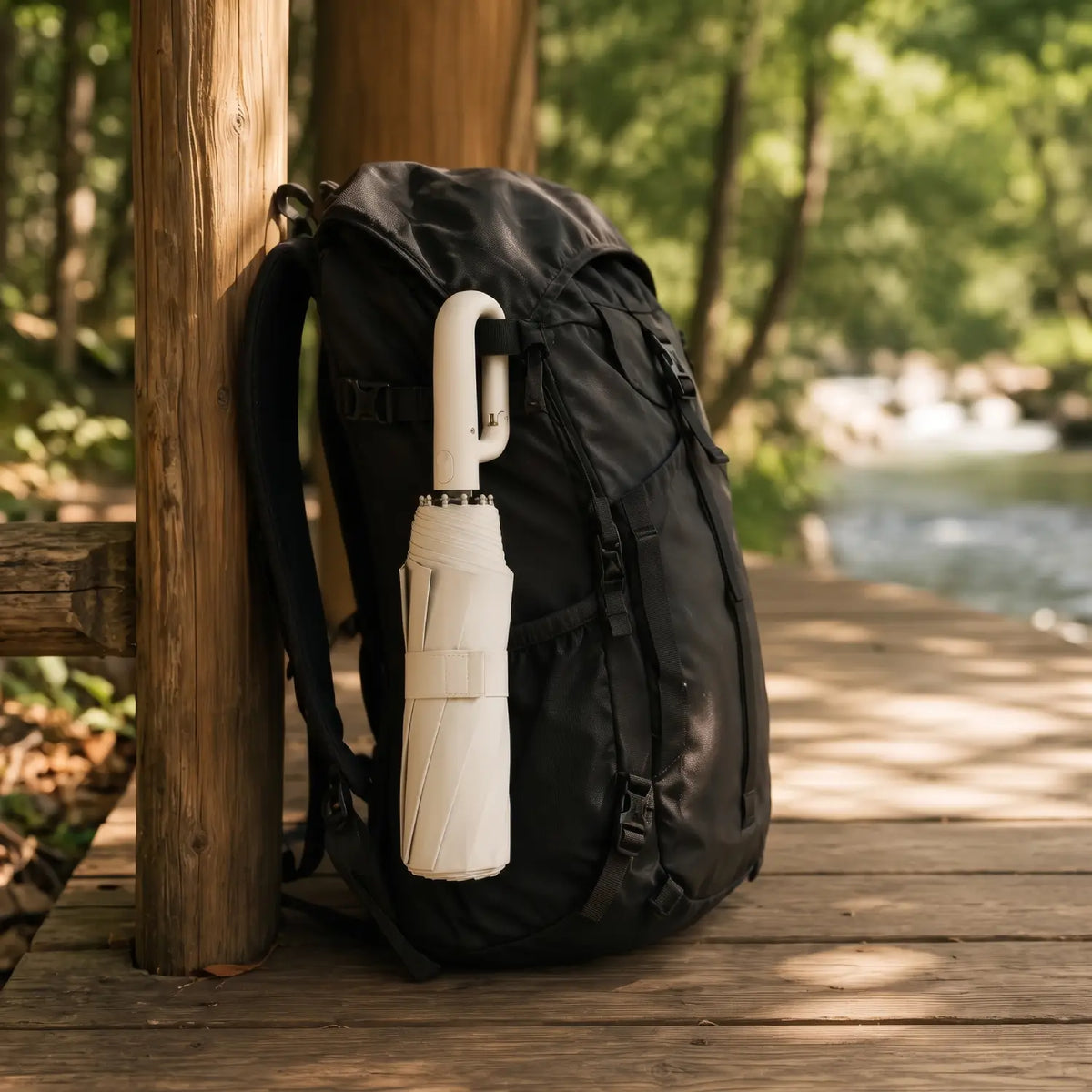 Reinforced Contemporary Compact Umbrella