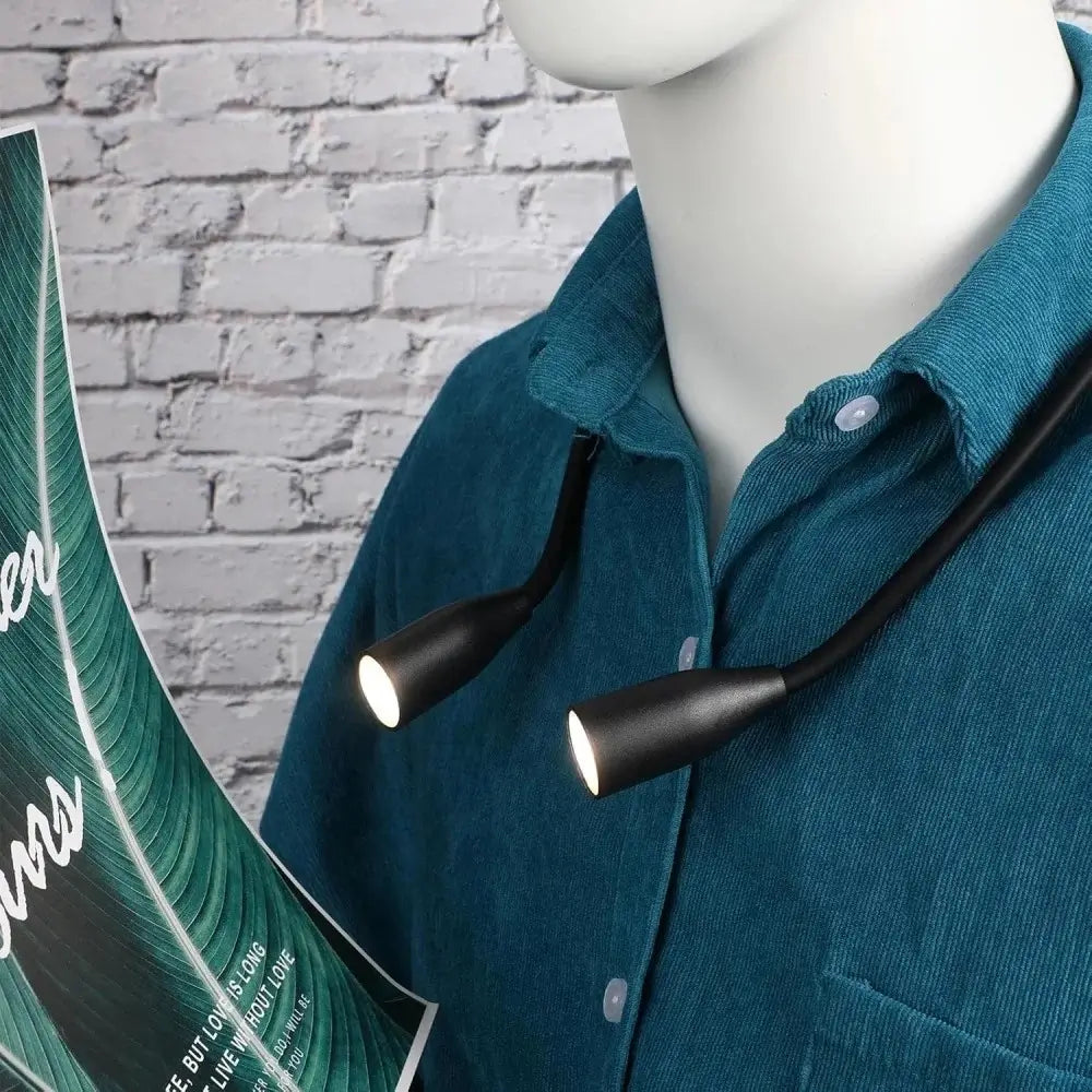 Neck Light LED Reading Lamp Rechargeable Hands Free Design