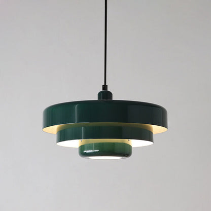 Nordic Vintage Multi-Layered Pendant Lamp | Modern Retro Hanging Light