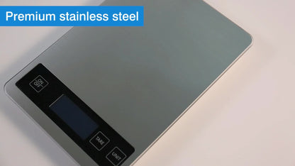15kg Digital Kitchen Scale | USB Rechargeable Precision Food Weighing Scale