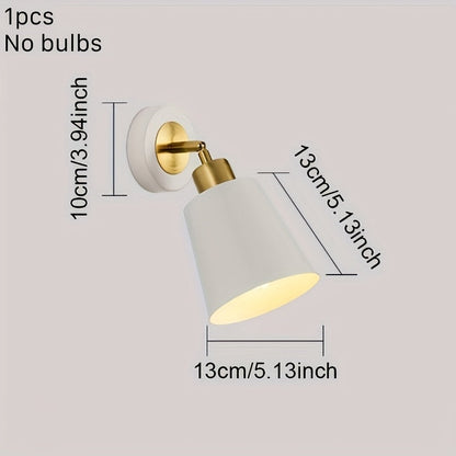 Modern Metal Wall Sconce Light | Adjustable Bedroom & Living Room Lamp