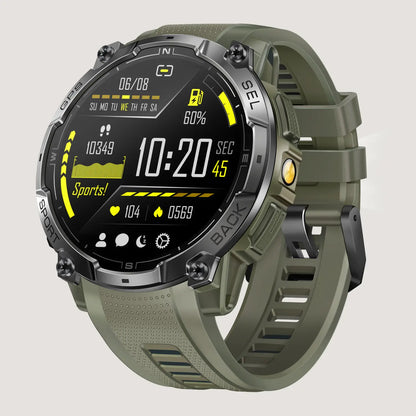 Tough Smartwatch for Men with LED Torch