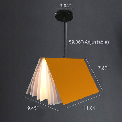Flying Book Pendant Light | Modern Book-Inspired Ceiling Lamp