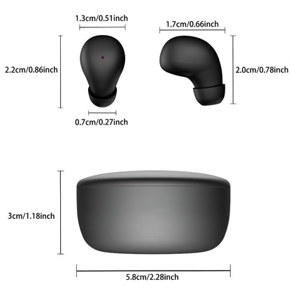 Wireless Mini Earbuds In Ear Touch Control Rechargeable