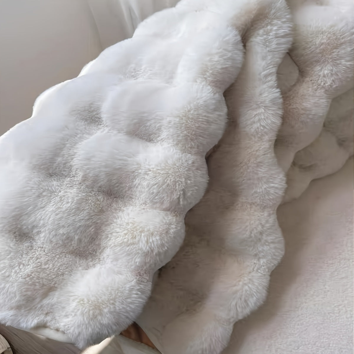 Cloud Comfort Round Bubble Rug | Soft Fluffy Circle Carpet