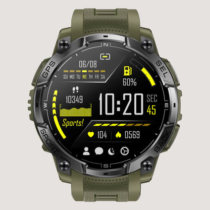 Tough Smartwatch for Men with LED Torch