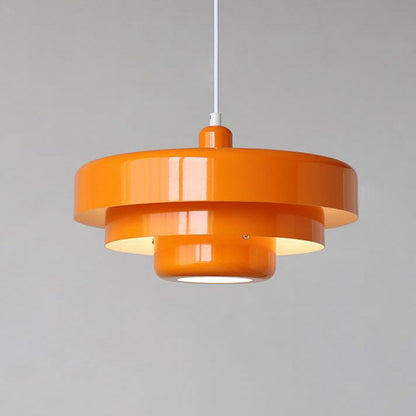 Nordic Vintage Multi-Layered Pendant Lamp | Modern Retro Hanging Light