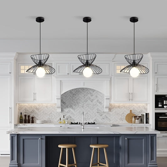 Retro Black Pendant Light | Adjustable Industrial Design