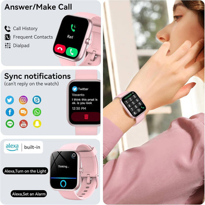 Sleek Ladies Smartwatch with Alexa Built-in