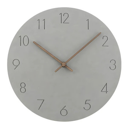 Nork Minimalist Wall Clock | Contemporary Wood Design