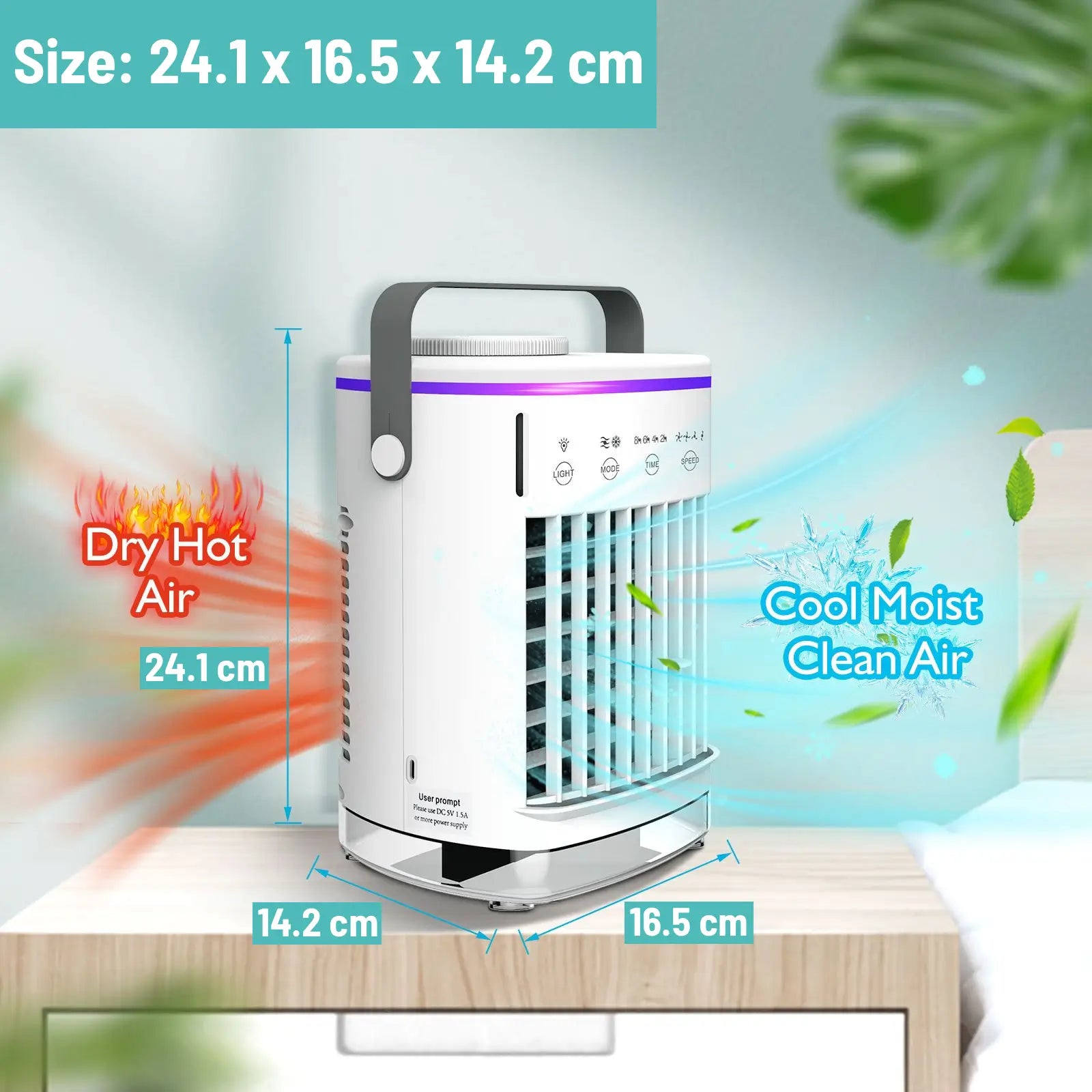 ultra quiet bedside personal cooling fan