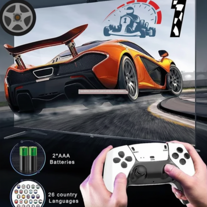 Game Console Stick 4K Retro Gaming Wireless Controllers