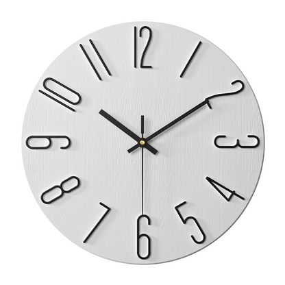 Noble Modern Wall Clock | Minimalist Gold Design