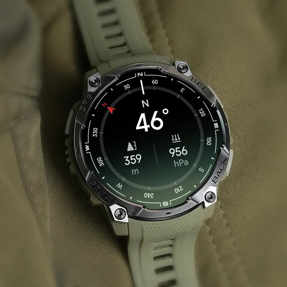 Tough Smartwatch for Men with LED Torch