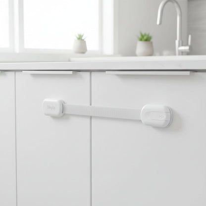 Cabinet Locks Child Safety Adhesive Strap Lock Drawer Door