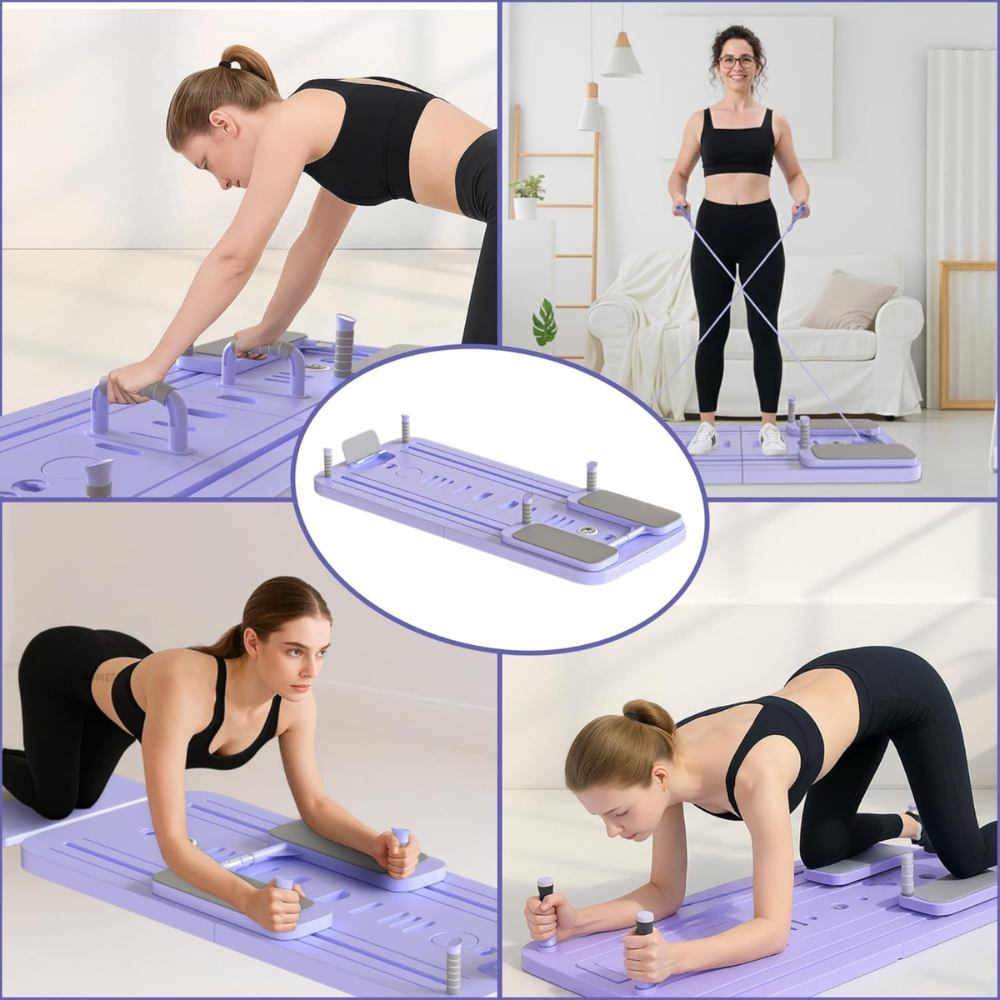 Ab Roller Resistance Assisted Flat Core Trainer Home Workouts