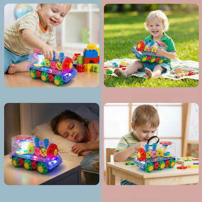 Toy Train Light Up Musical Dancing Electric Kids Toy