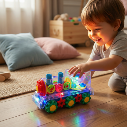 Toy Train Light Up Musical Dancing Electric Kids Toy