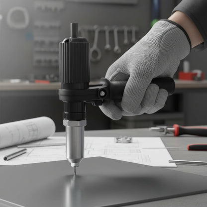 Rivet Gun Drill Adapter Kit Interchangeable Nozzles