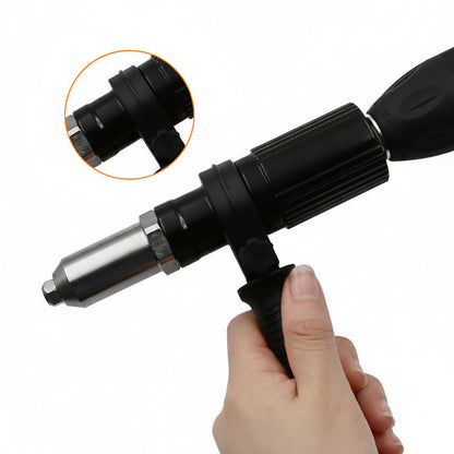Rivet Gun Drill Adapter Kit Interchangeable Nozzles