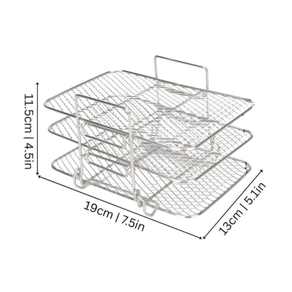 Air Fryer Rack Stackable Kitchen Cooking Tray