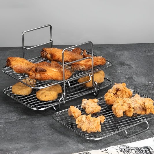 Air Fryer Rack Stackable Kitchen Cooking Tray