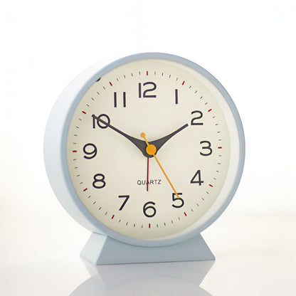 Alarm Clock Silent Quartz Vintage Table Clock