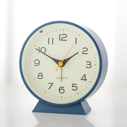 Alarm Clock Silent Quartz Vintage Table Clock