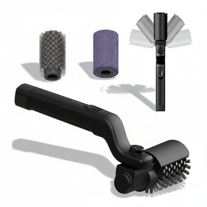Grill Brush Electric Rechargeable Stainless Steel BBQ Cleaner