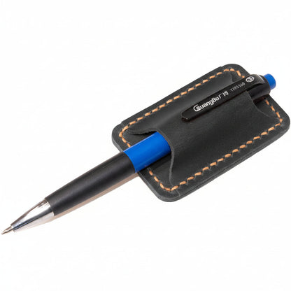 Pen Holder Leather Journal Clip Hand Stitched Full Grain Accessory
