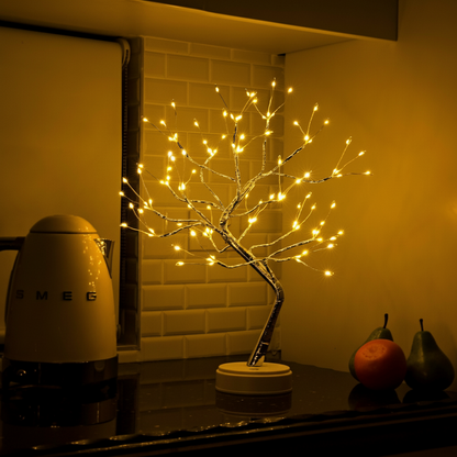 Table Lamp Decorative Bonsai Tree LED Light Cozy Home Decor