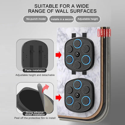 Wall Boxing Trainer Interactive Reaction Speed Training Pad