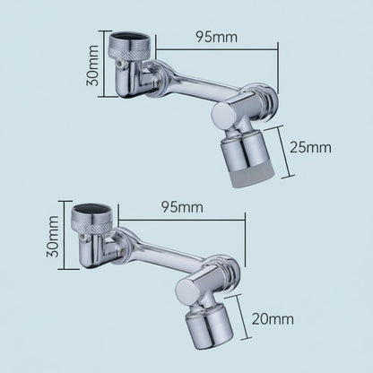 Faucet Extender Rotating Splash Filter Copper Aerator Attachment