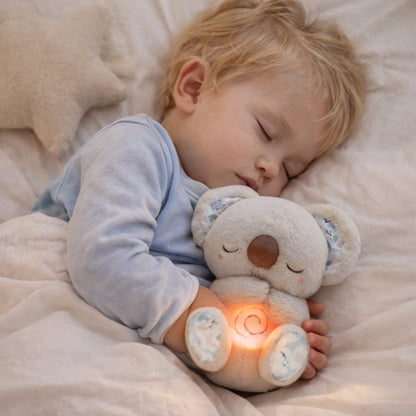 Baby Sleep Toy Breathing Light Plush Bear