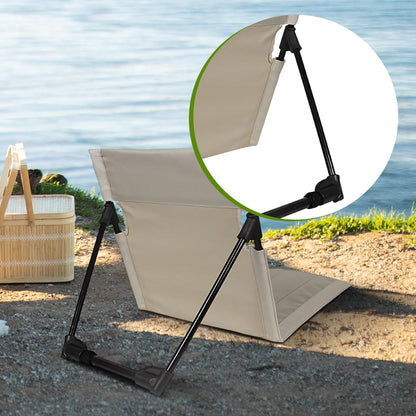 Beach Chair Camping Foldable Reclining Lounge
