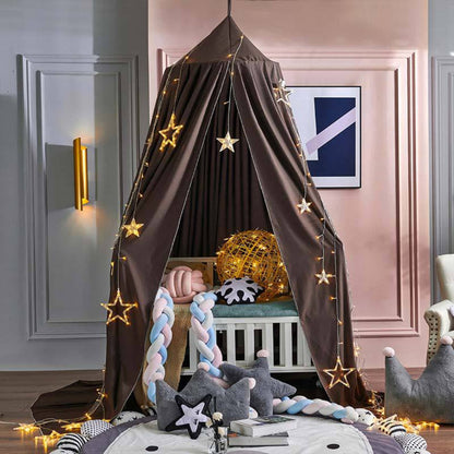 Bed Canopy for Kids Room Soft Hanging Decor Lightweight Fabric 7