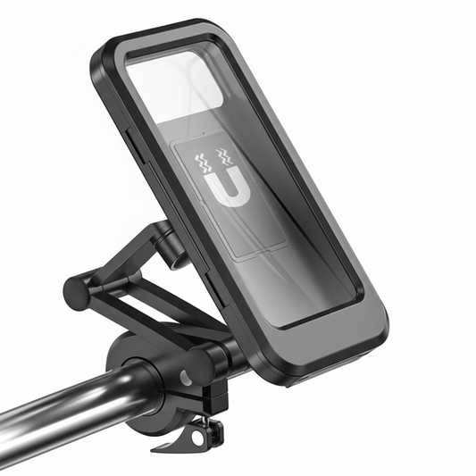 Bike Phone Mount Waterproof 360 Rotation Handlebar Holder