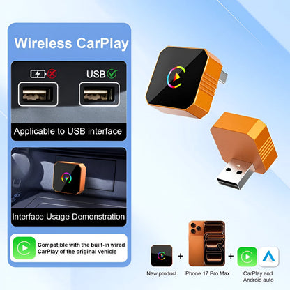 CarPlay Adapter Wireless Mini USB Auto Connectivity Device
