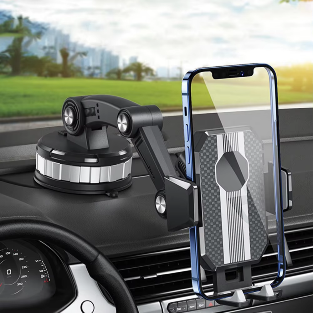 Car Phone Holder Adjustable Suction Mount Dashboard Stand 0