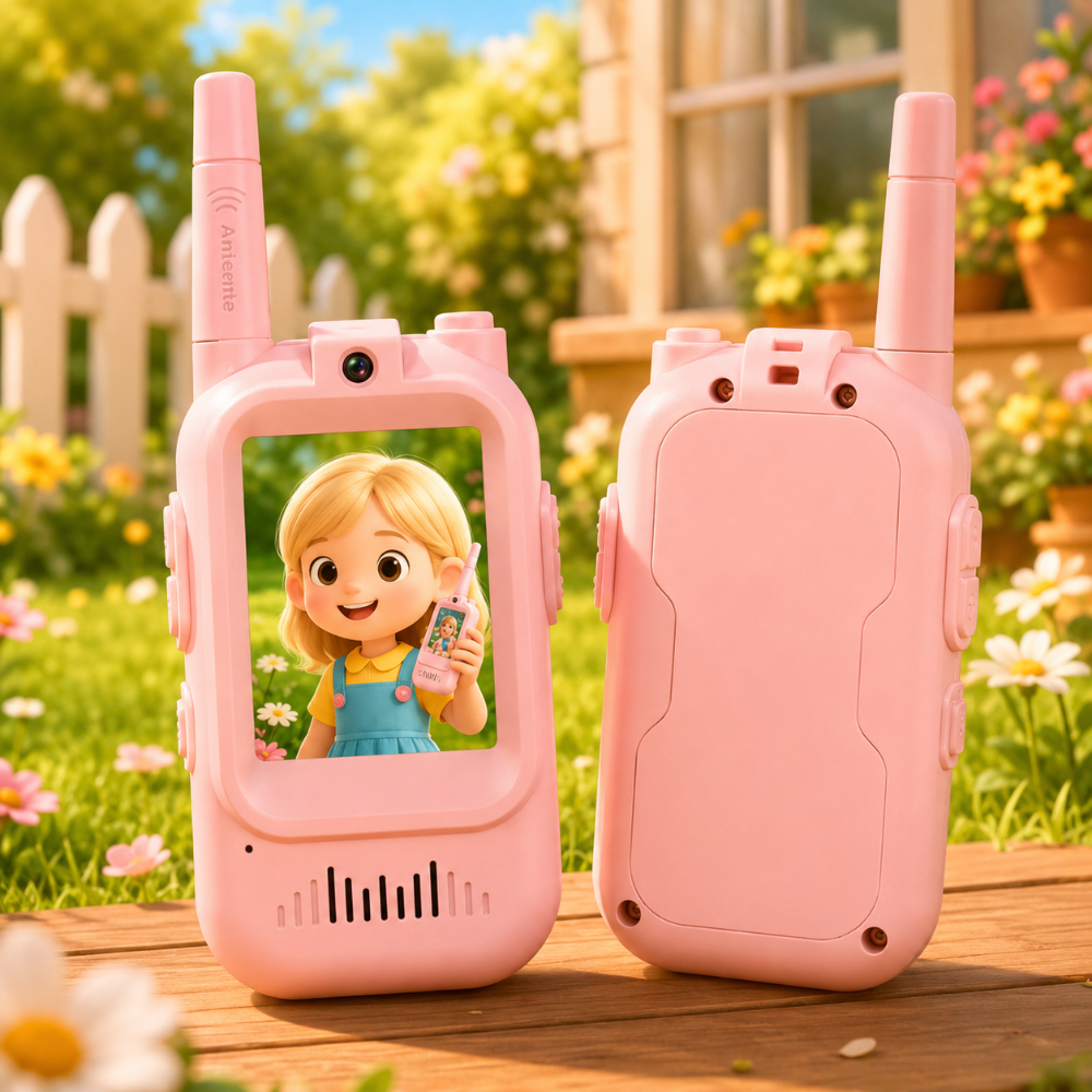 Children's Video Walkie Talkie Rechargeable Camera Toy
