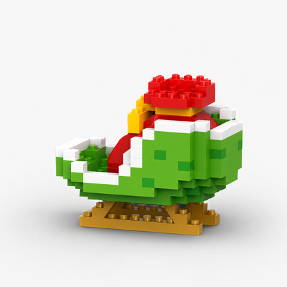 Christmas Building Blocks Set Fun Family Activity