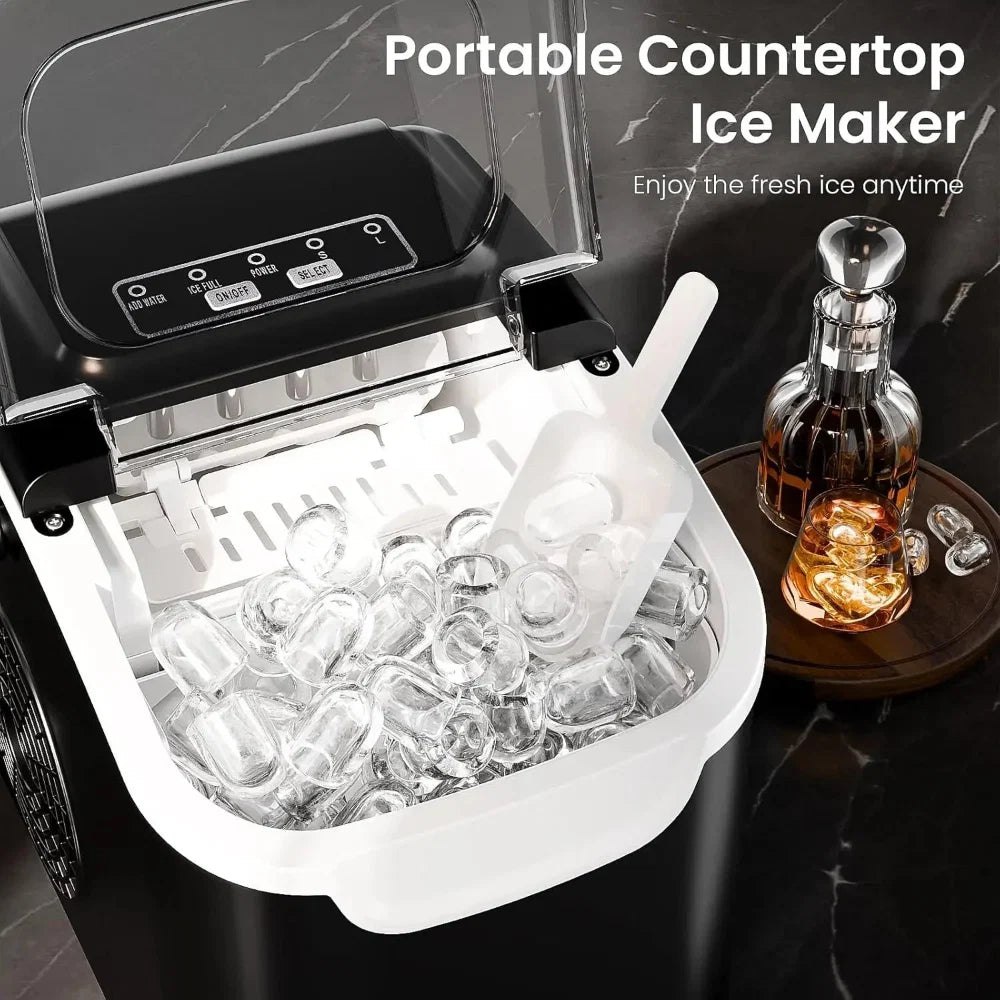 Countertop Ice Maker Nugget Portable Compact Kitchen