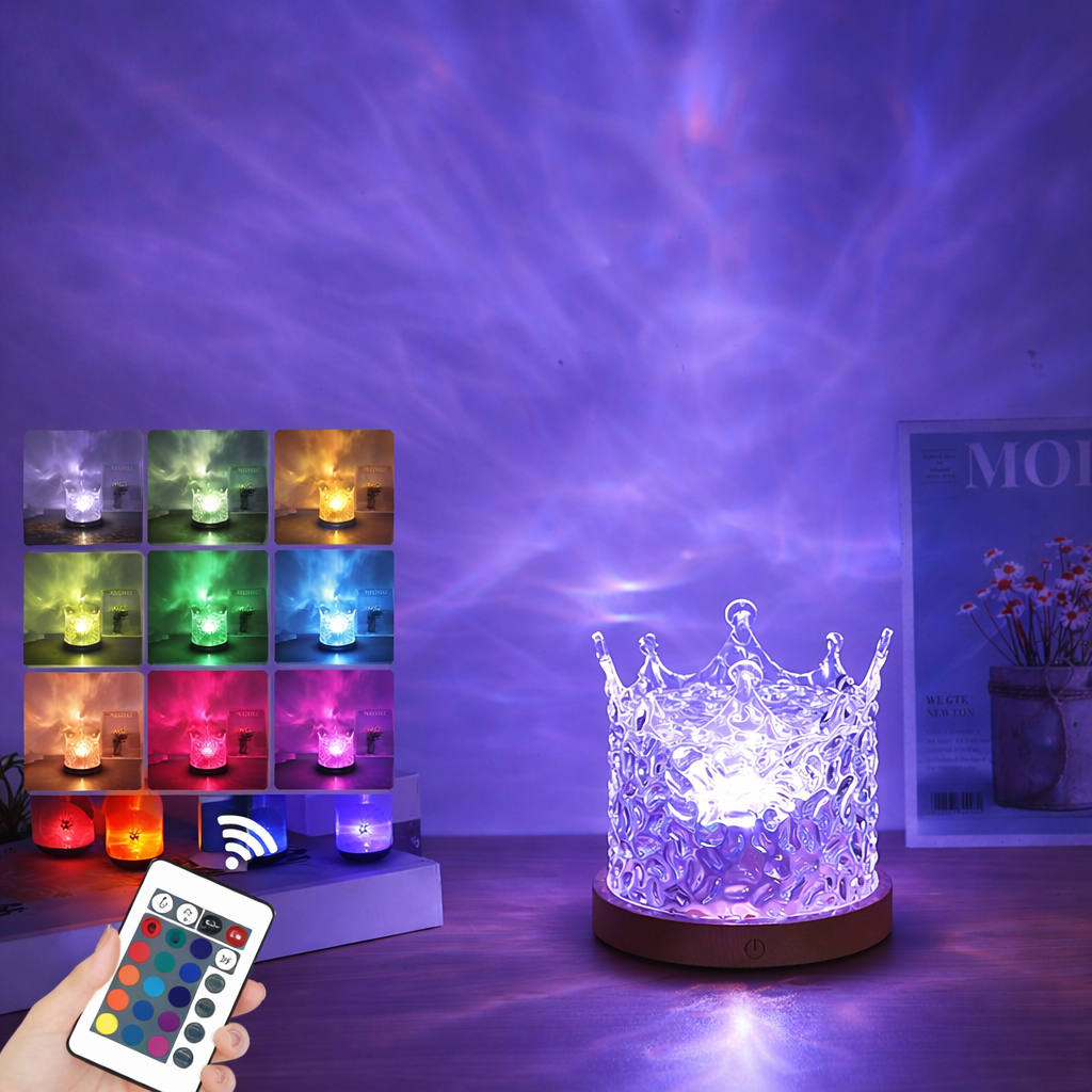 Light LED Projector Color Cube Room Lamp