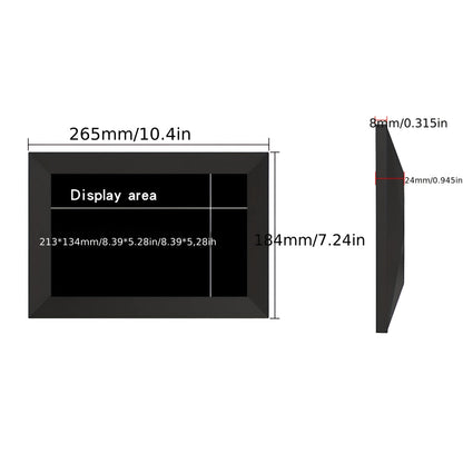 Digital Photo Frame WiFi Touchscreen HD Display Table Wall Mount
